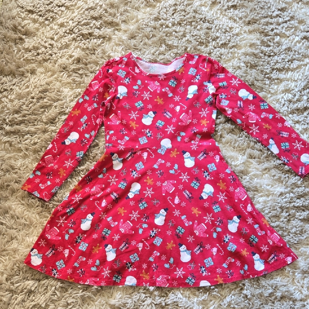 Place Red and Pink Holiday Dress.